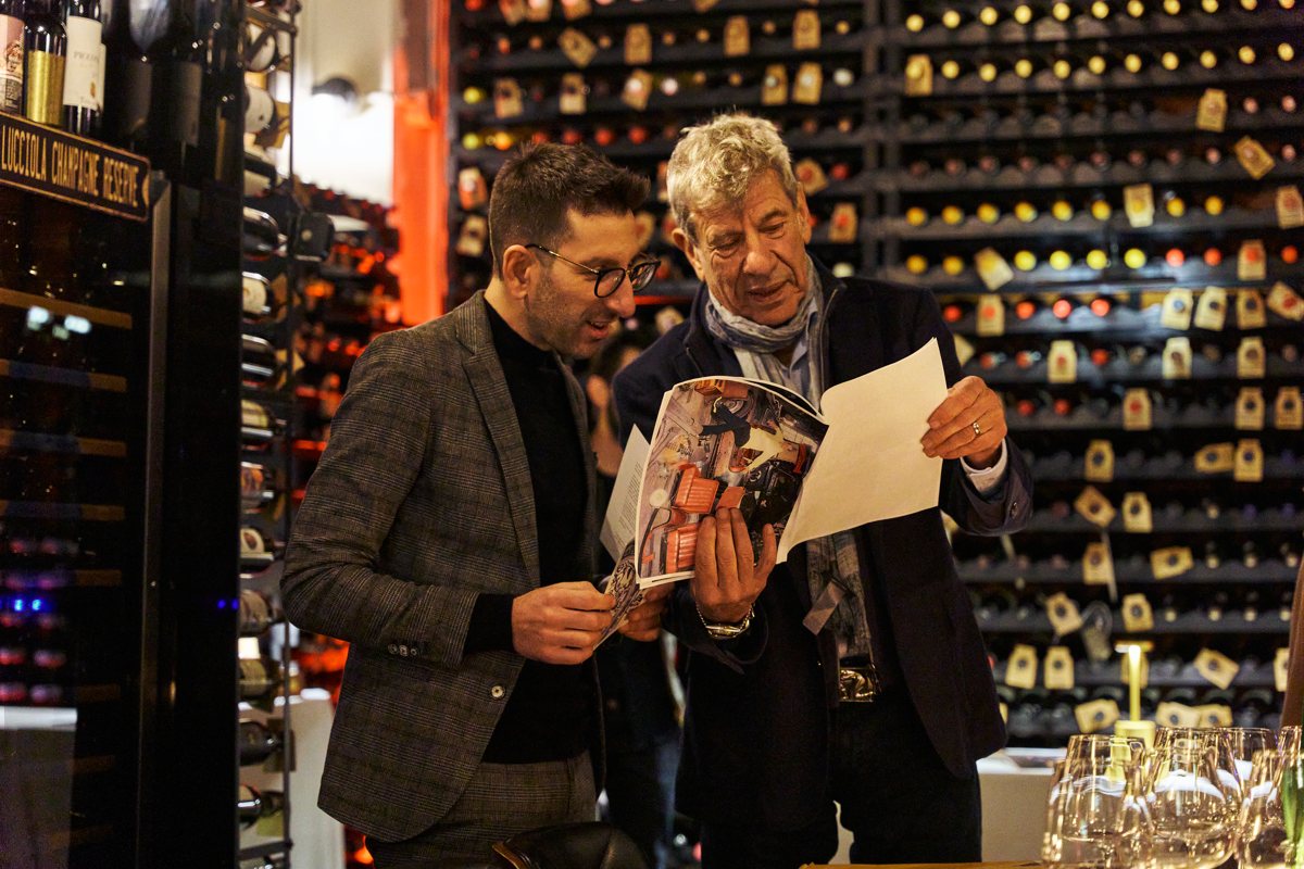 Guests at the Paddock dinner at Lucciola